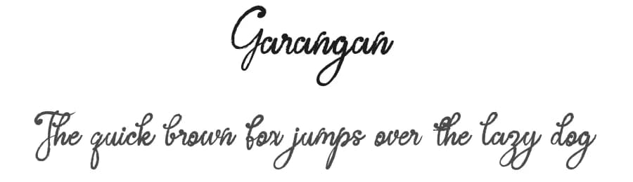 Garangan by Metal Studio — Script Handwritten Font