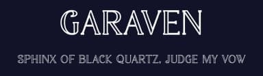 Garaven by Muflieart — Serif Font — thumbnail 2