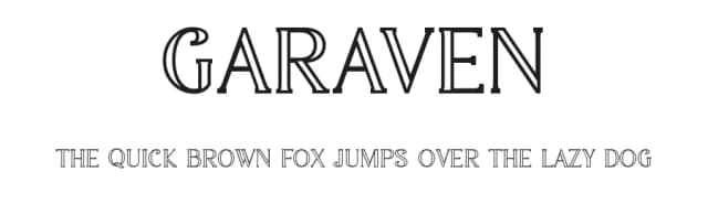 Garaven by Muflieart — Serif Font