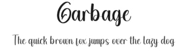 Garbage by creatype designer — Script Handwritten Font — thumbnail 1