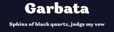 Garbata by Zetafonts — Sans Serif Font — thumbnail 2