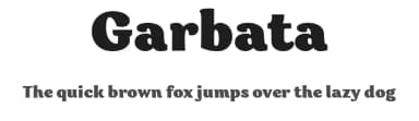 Garbata by Zetafonts — Sans Serif Font — thumbnail 1