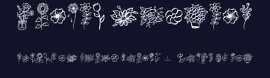 Garden Flowers by JSH creates — Dingbats Font — thumbnail 2