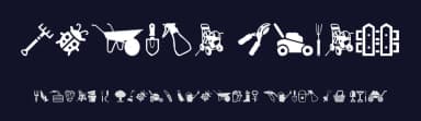 Garden Icons by Woodcutter — Dingbats Font — thumbnail 2