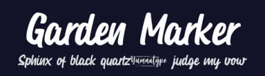 Garden Marker by Yumna Family — Script Handwritten Font — thumbnail 2