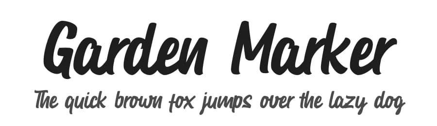 Garden Marker by Yumna Family — Script Handwritten Font