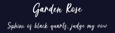 Garden Rose by Graphix Line Studio — Script Handwritten Font — thumbnail 2