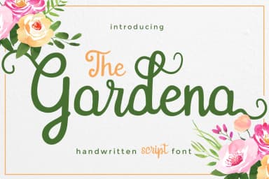 Gardena Font by josgandos — Script Handwritten Font — thumbnail 1