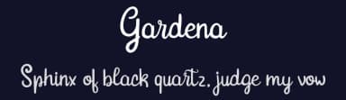 Gardena by Letter Jos — Script Handwritten Font — thumbnail 2