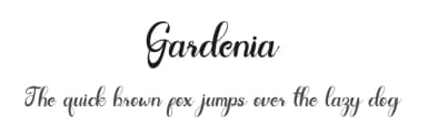 Gardenia by Ameerazan Studio — Script Handwritten Font — thumbnail 1
