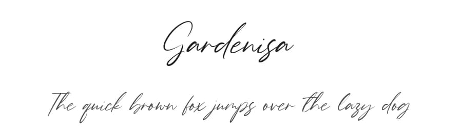 Gardenisa by Balpirick Studio — Script Handwritten Font