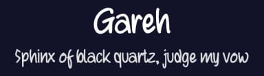 Gareh by Afkari Studio — Script Handwritten Font — thumbnail 2
