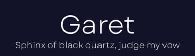 Garet by Type Forward Foundry — Sans Serif Font — thumbnail 2