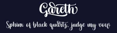 Gareth by Bearytype — Script Handwritten Font — thumbnail 2