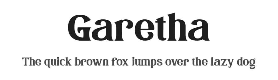 Garetha by Din Studio — Serif Font