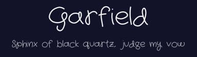 Garfield by Geronimo Font Studios — Script Handwritten Font — thumbnail 2
