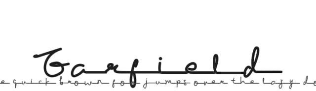 Garfield by Nirmala Graphics — Script Handwritten Font