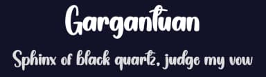 Gargantuan by Scratchones — Script Handwritten Font — thumbnail 2