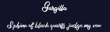 Gargilla by Vunira Design — Script Handwritten Font — thumbnail 2
