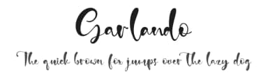 Garlando by Vztype Studio — Script Handwritten Font — thumbnail 1