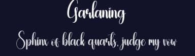 Garlaning by Scratchones — Script Handwritten Font — thumbnail 2