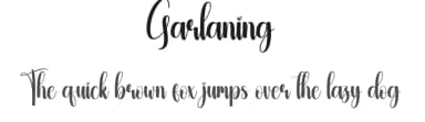 Garlaning by Scratchones — Script Handwritten Font — thumbnail 1