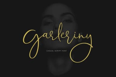 Garleriny Font by Pasha Larin — Script Handwritten Font — thumbnail 1