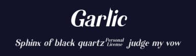 Garlic by Java Pep — Sans Serif Font — thumbnail 2