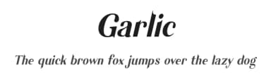 Garlic by Java Pep — Sans Serif Font — thumbnail 1