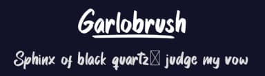 Garlobrush by Kotak Kuning Studio — Script Handwritten Font — thumbnail 2