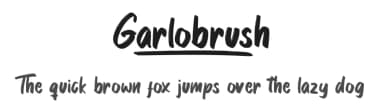 Garlobrush by Kotak Kuning Studio — Script Handwritten Font — thumbnail 1