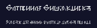 Garmillas Glyphtolite by Mustava Thadeos — Dingbats Font — thumbnail 2