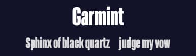 Garmint by Maulana Creative — Sans Serif Font — thumbnail 2