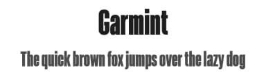 Garmint by Maulana Creative — Sans Serif Font — thumbnail 1