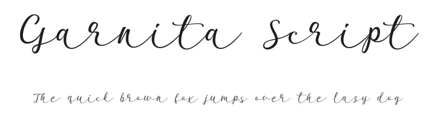 Garnita Script by Arief HK — Script Handwritten Font