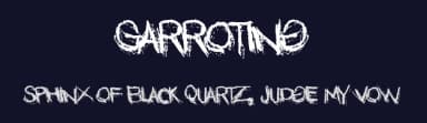 Garroting by Murder Fonts — Script Handwritten Font — thumbnail 2