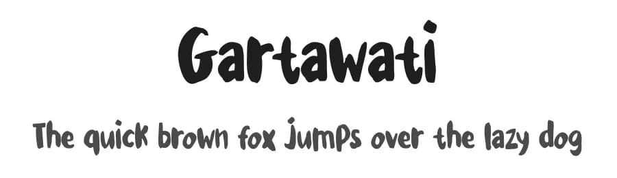 Gartawati by The Docallisme - Amry Al Mursalaat — Script Handwritten Font