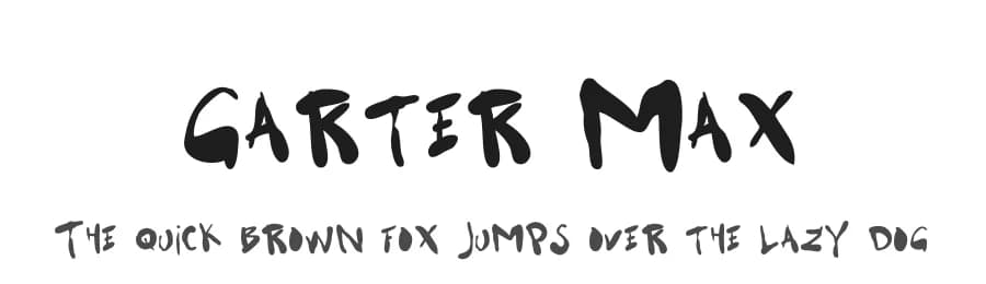 Garter Max by Anak Bapet — Script Handwritten Font
