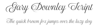 Gary Downley Script by Måns Grebäck — Script Handwritten Font — thumbnail 1