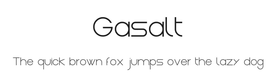 Gasalt by Rémi Lagast — Sans Serif Font — preview 1