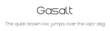 Gasalt by Rémi Lagast — Sans Serif Font — thumbnail 1