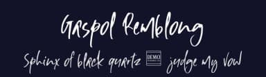 Gaspol Remblong by Motokiwo — Script Handwritten Font — thumbnail 2