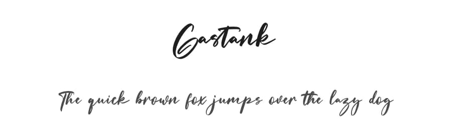 Gastank by Maulana Creative — Script Handwritten Font