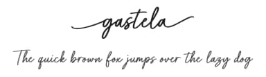 Gastela by Typebae Foundry — Script Handwritten Font — thumbnail 1