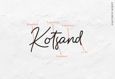 Gasterye Font by Ijem RockArt — Script Handwritten Font — thumbnail 4