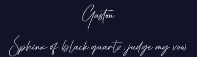Gaston by Moove Studio — Script Handwritten Font — thumbnail 2