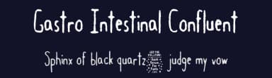 Gastro Intestinal Confluent by Quick Brown Fox Fonts — Script Handwritten Font — thumbnail 2