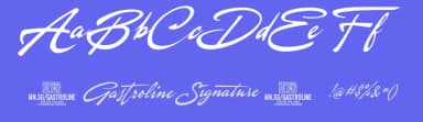 Gastroline Signature by Måns Grebäck — Script Handwritten Font — thumbnail 3