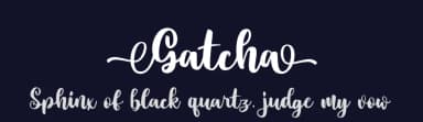 Gatcha by Madatype Studio — Script Handwritten Font — thumbnail 2