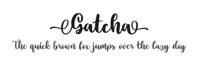 Gatcha by Madatype Studio — Script Handwritten Font